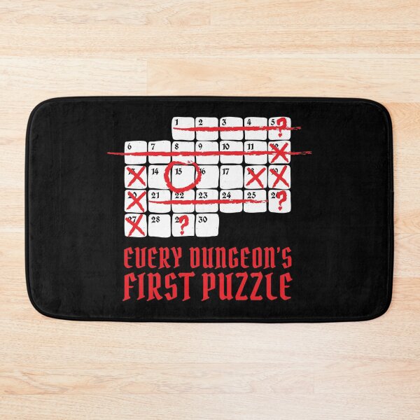 Item preview, DnD Dungeon Puzzle Game Calendar designed and sold by DnlDesigns.