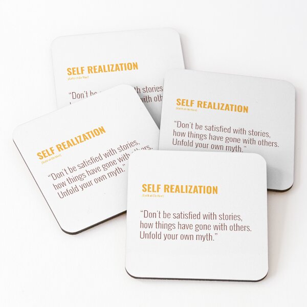 Item preview, Djalâl ad Dîn Rûmî Self Realization Quotes designed and sold by Studio TANFF.