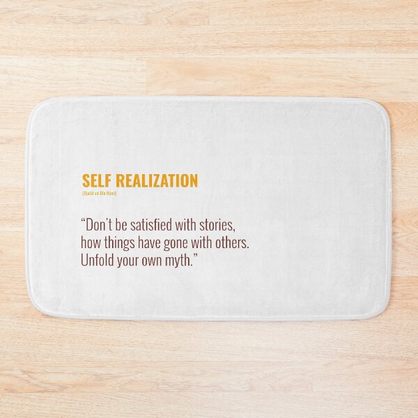 Item preview, Djalâl ad Dîn Rûmî Self Realization Quotes designed and sold by Studio TANFF.