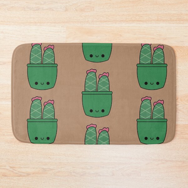 Item preview, Cute Kawaii Cactus In Green Pot designed and sold by KawaiiByDice.