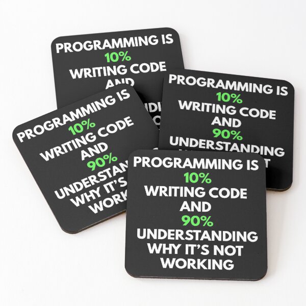 Item preview, Programming Funny Quote : Funny Software Developer T-shirt Coworker Gag Gift For Men And Women (Birthday, Halloween, Christmas & Thanksgiving Gifts Idea) designed and sold by Letaf.