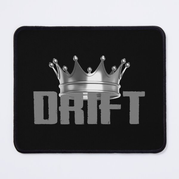 Item preview, Drift! Silver King Crown (On Black) designed and sold by epinkb.