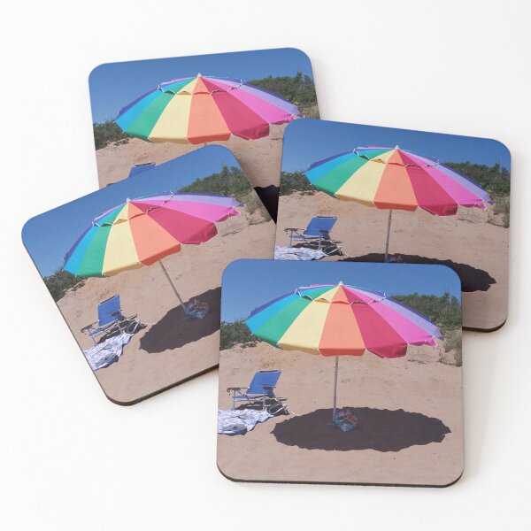 Item preview, Cape Cod Beach Umbrella on a Sunny Day designed and sold by WigOutlet.