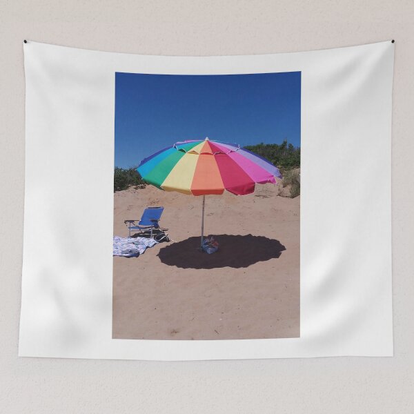 Item preview, Cape Cod Beach Umbrella on a Sunny Day designed and sold by WigOutlet.