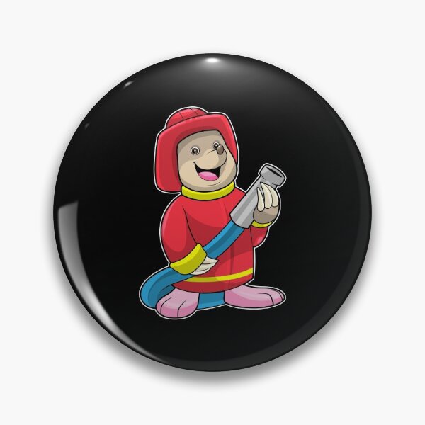 Item preview, Mole Firefighter Fire hose Fire department designed and sold by Snabdesign84.
