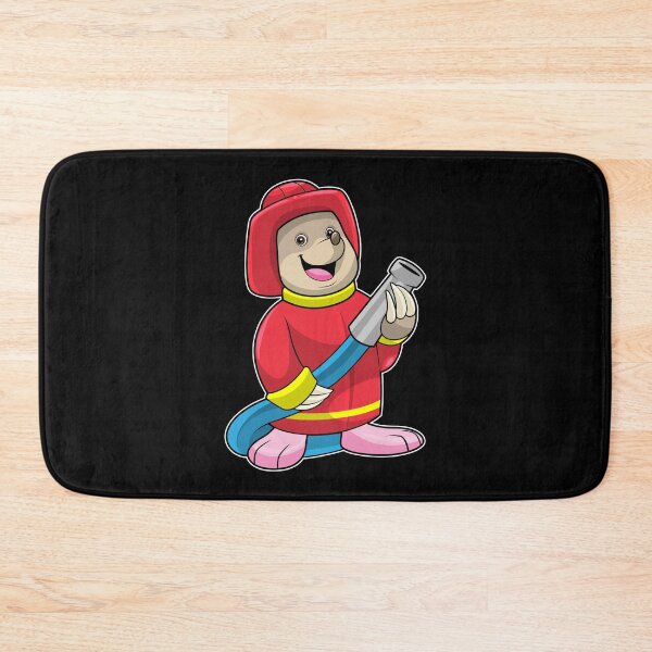 Item preview, Mole as Firefighter with Hose designed and sold by Snabdesign84.