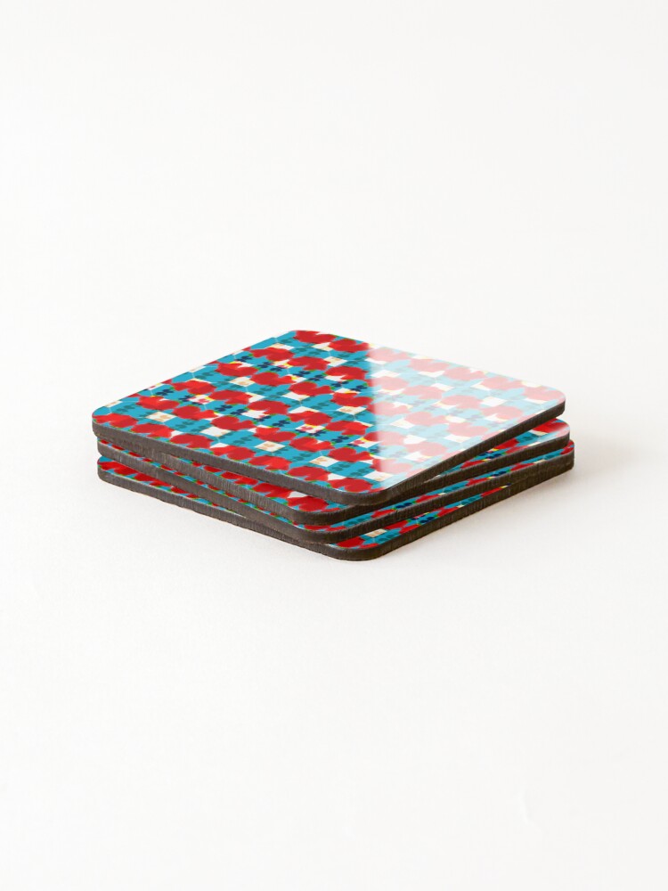 Thumbnail 4 of 5, Coasters (Set of 4), Abstract Geometric Patterns 1 designed and sold by ClassyPatterns.