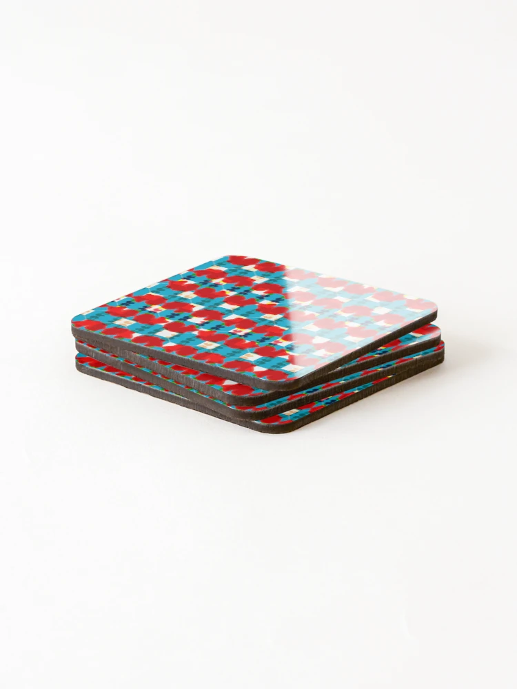 Thumbnail 4 of 5, Coasters (Set of 4), Abstract Geometric Patterns 1 designed and sold by ClassyPatterns.