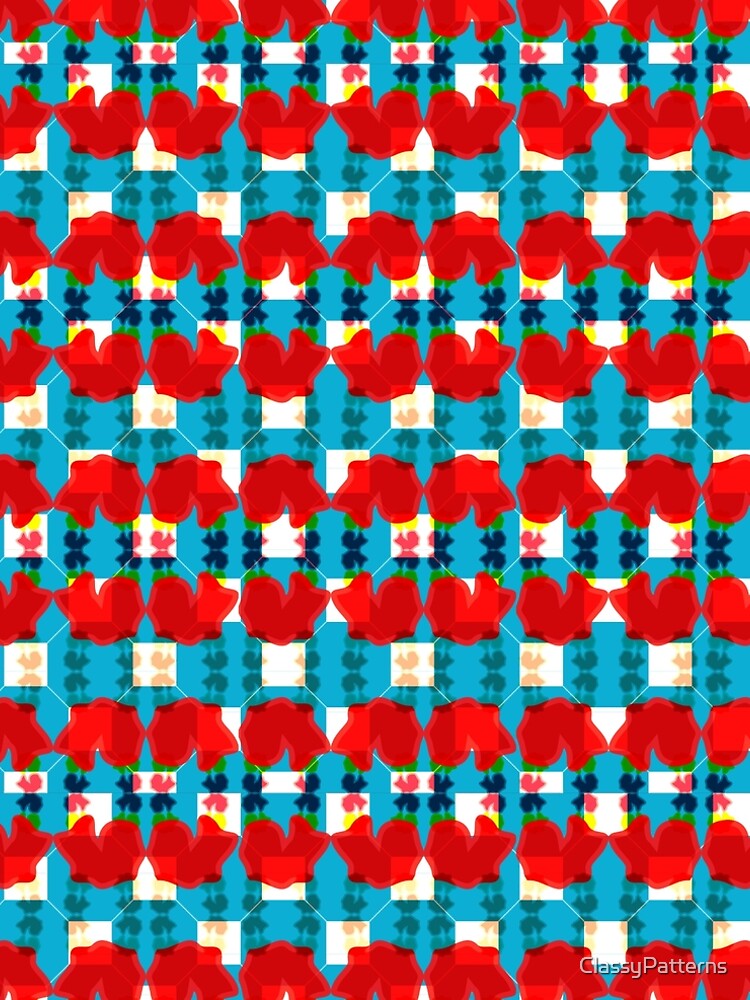 Thumbnail 5 of 5, A-Line Dress, Abstract Geometric Patterns 1 designed and sold by ClassyPatterns.