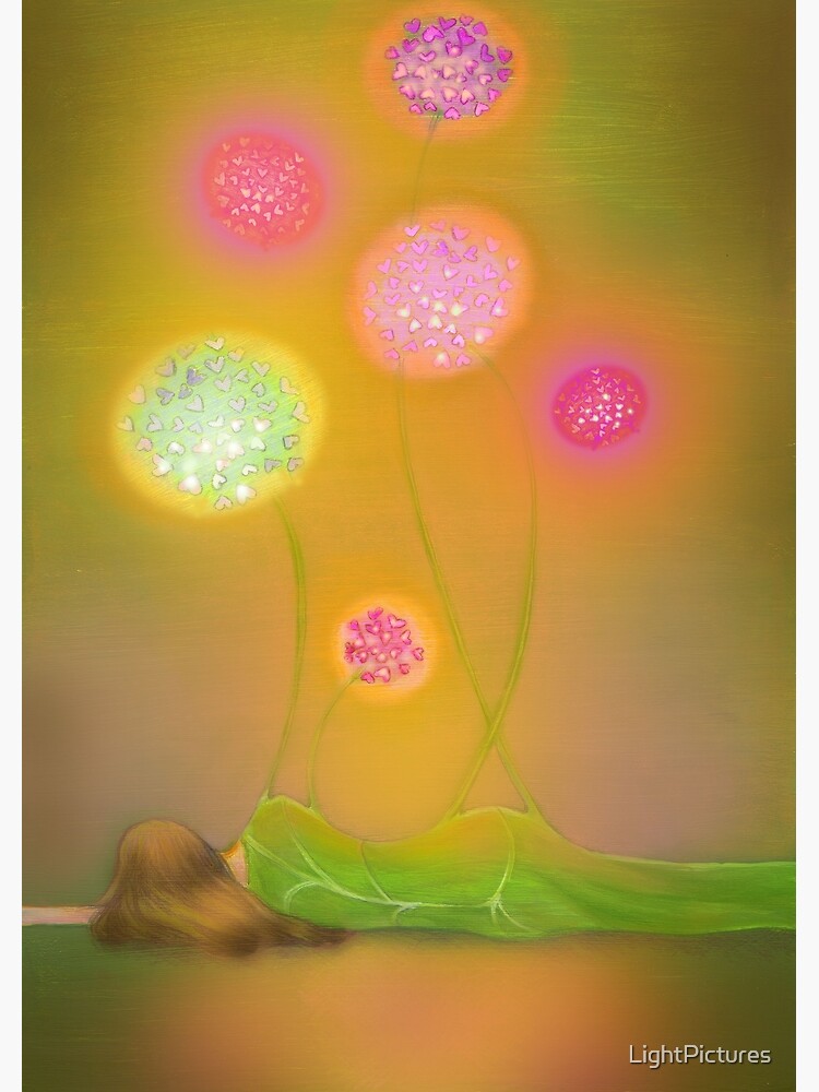 Thumbnail 2 of 2, Postcard, Flowers of light designed and sold by LightPictures.