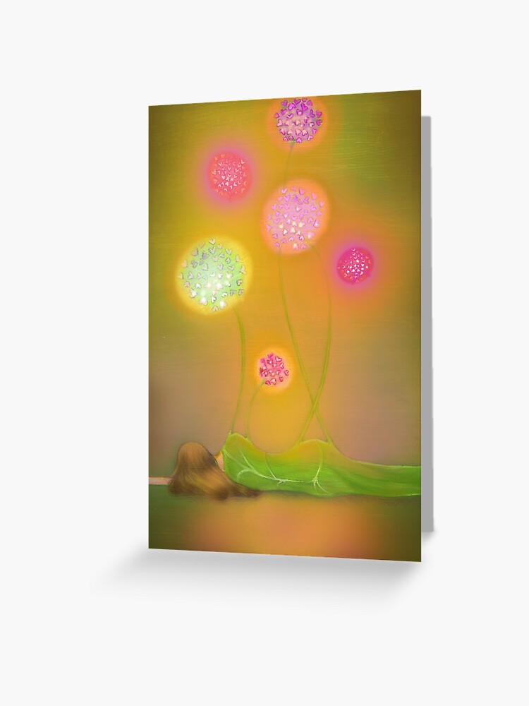 Thumbnail 1 of 2, Greeting Card, Flowers of light designed and sold by LightPictures.