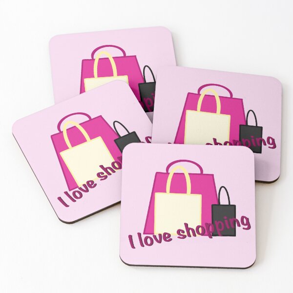 Item preview, I love shopping shopping bags designed and sold by Lemonshaaark.