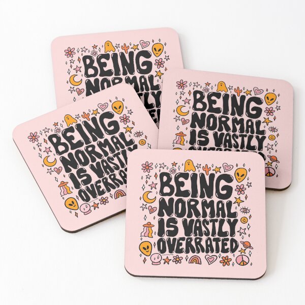 Item preview, Being Normal is Vastly Overrated designed and sold by doodlebymeg.