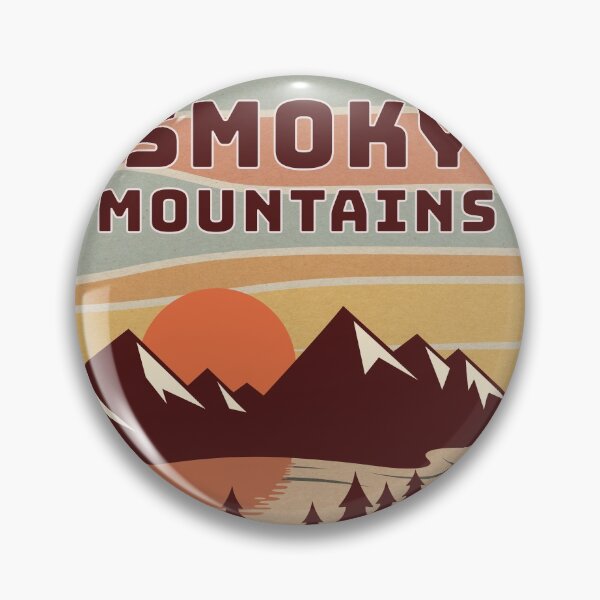 Item preview, Smoky Mountains Vintage Travel Decals  designed and sold by Wissam Ramadan.