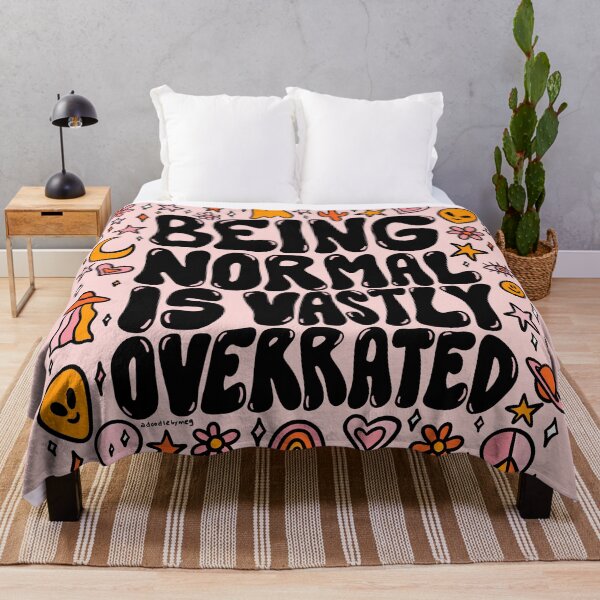 Item preview, Being Normal is Vastly Overrated designed and sold by doodlebymeg.