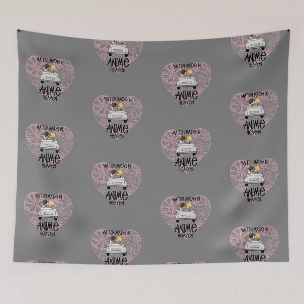Item preview, Just Married - Match Made in Anime Heaven! (On Grey) designed and sold by epinkb.