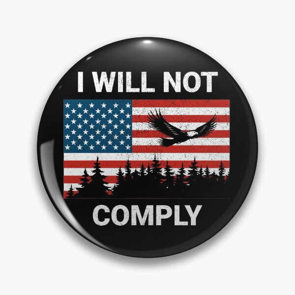 Item preview, I Will Not Comply No Mandates Medical Freedom Liberty designed and sold by TexasMerch.