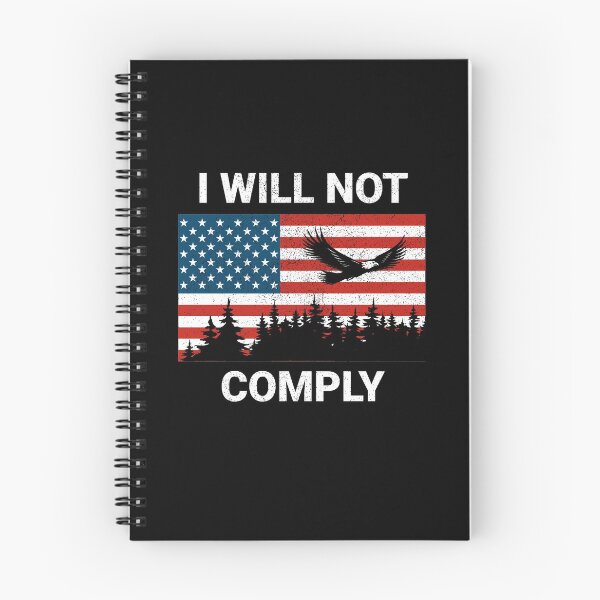 Item preview, I Will Not Comply No Mandates Medical Freedom Liberty designed and sold by TexasMerch.