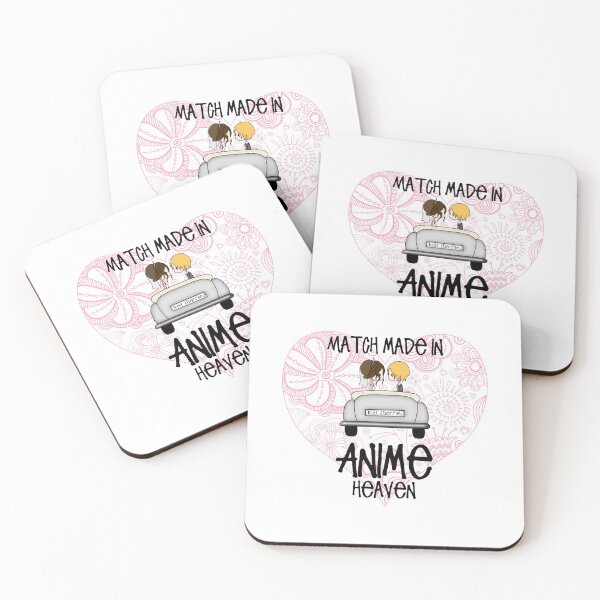 Item preview, Just Married - Match Made in Anime Heaven! (On White) designed and sold by epinkb.