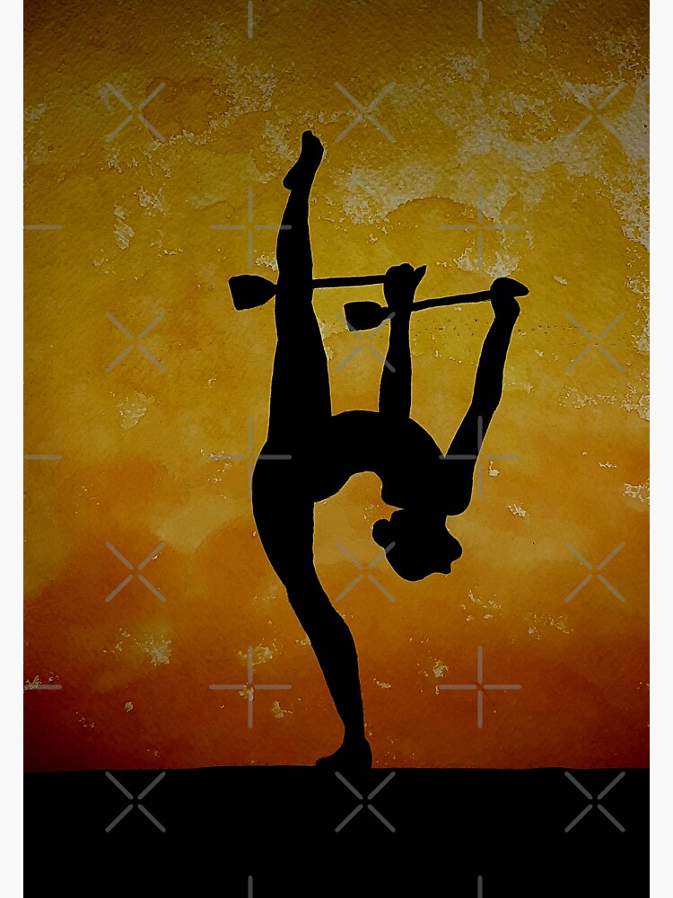 "Rhythmic Gymnastics Clubs" Sticker for Sale by SilverFantasy Redbubble