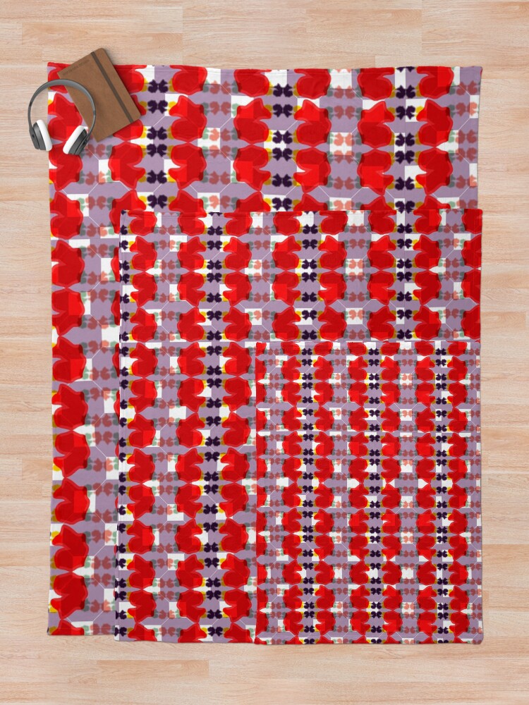 Thumbnail 5 of 6, Throw Blanket, Abstract Geometric Patterns 3 designed and sold by ClassyPatterns.