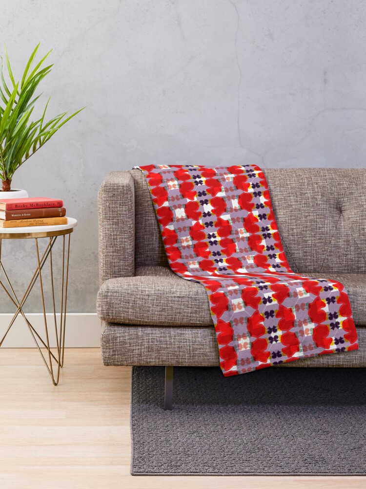 Thumbnail 2 of 6, Throw Blanket, Abstract Geometric Patterns 3 designed and sold by ClassyPatterns.