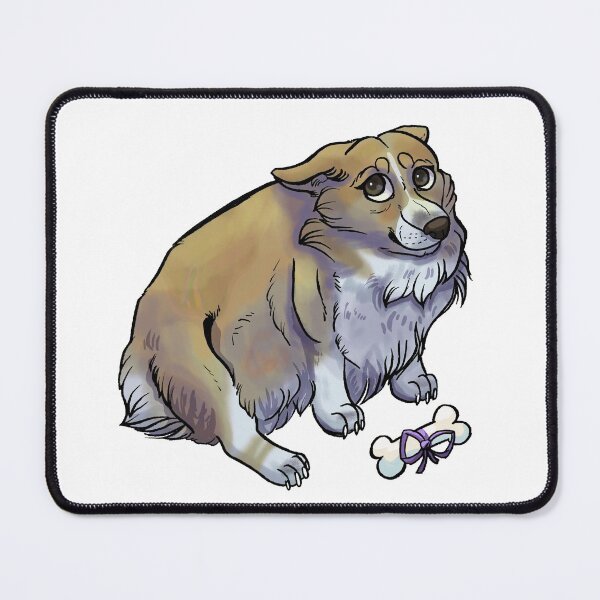 Item preview, Chubby Corgi • Digital Dog Cartoon designed and sold by Kayla Glaser.