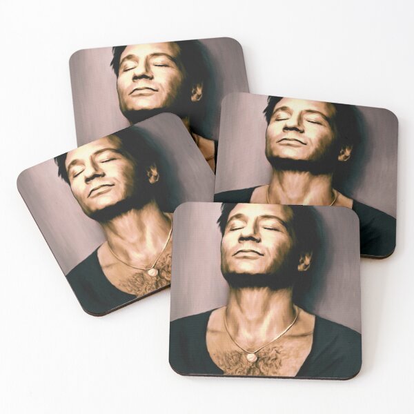 Item preview, David Duchovny in oil colors designed and sold by altaircolin.