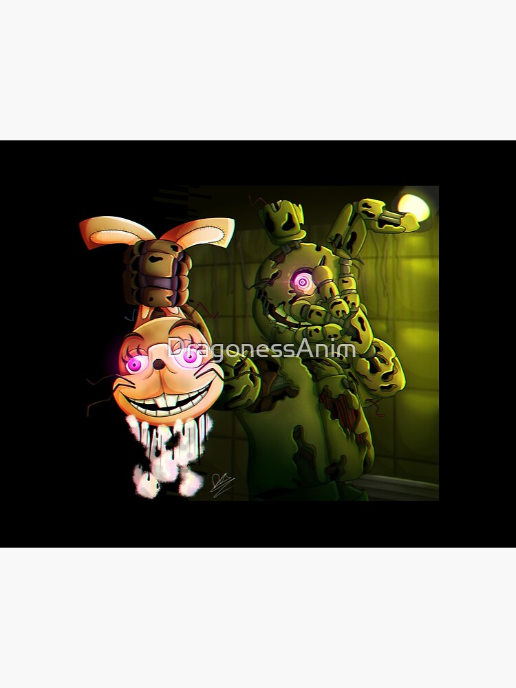 William Afton & Henry Emily, Spring Bonnie & Fredbear Poster for Sale by  DragonessAnim