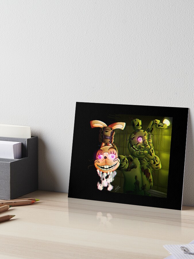 Into the Pit but it's Springtrap REMASTERED Art Print for Sale by  DragonessAnim