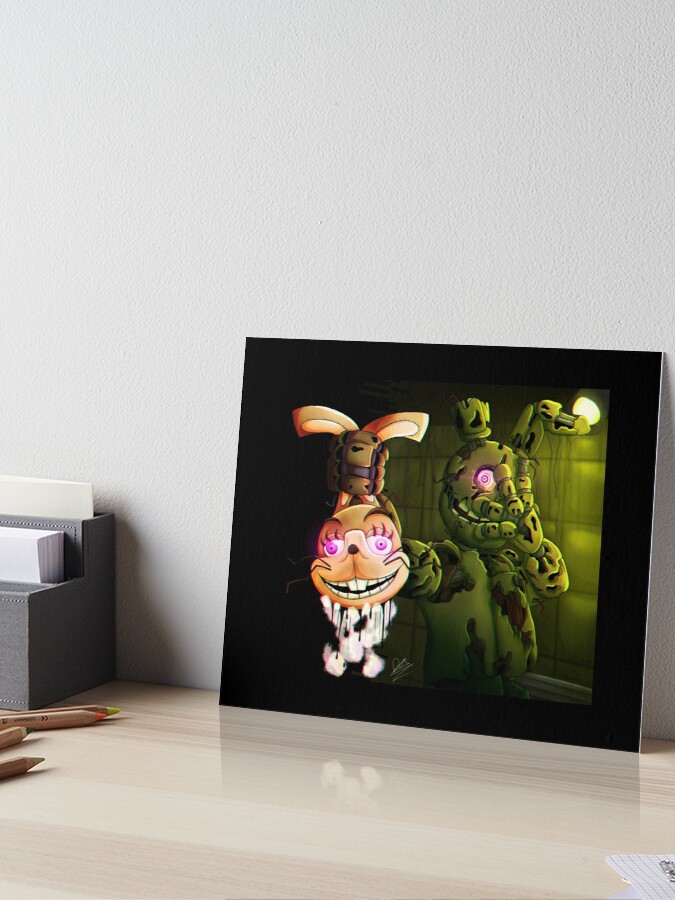 Springtrap FNaF 3 - The End Art Board Print for Sale by Starzall