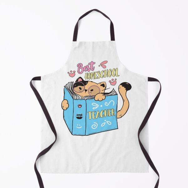Item preview, Cute Homeschool Teacher Cat Cartoon designed and sold by MrEddie10.