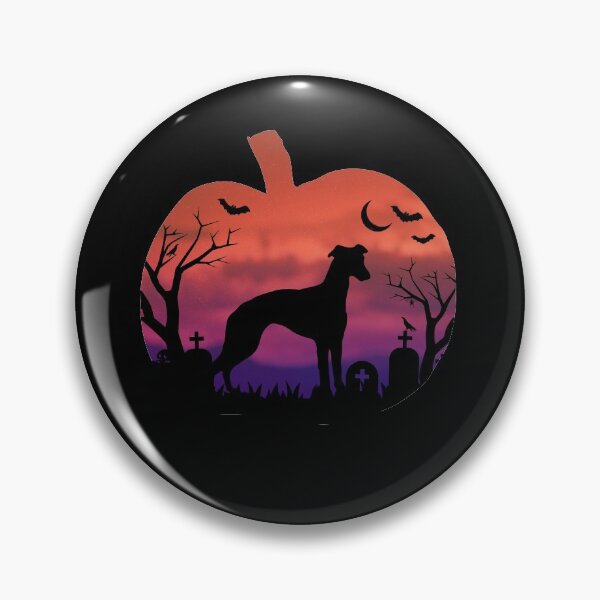 Artikelvorschau, Whippet Kürbis - Halloween süßes Whippet Hundegeschenk entworfen und verkauft von Guarddogdrive.