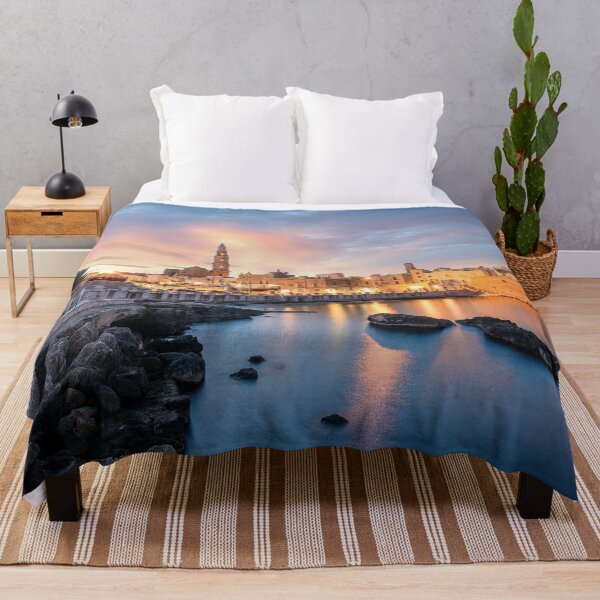 Item preview, Monopoli, Italy at sunset designed and sold by mitzobs.