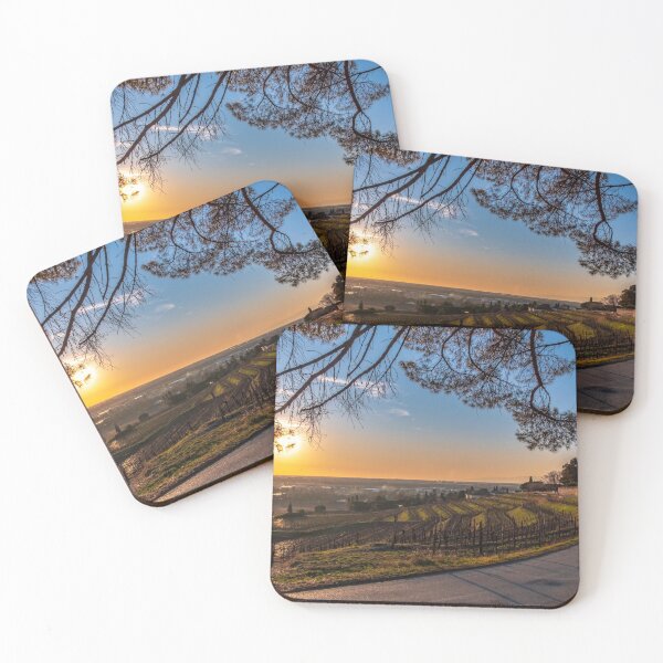 Item preview, Winter sunset in the vineyards of Collio Friulano designed and sold by zakaz86.
