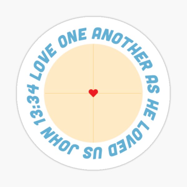 Love one another Sticker