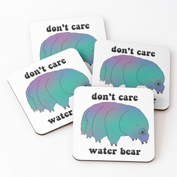 Item preview, Don’t Care Water Bear designed and sold by bayli-quick.