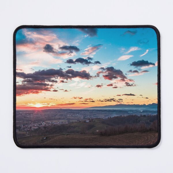Item preview, Colorful sunset in the italian vineyards designed and sold by zakaz86.