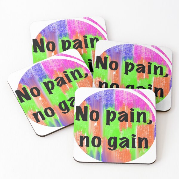 Item preview, Motivational phrase no pain no gain designed and sold by ernesleon321.