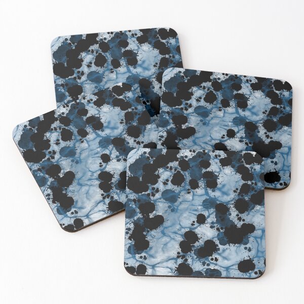 Item preview, Black and blue splotches  designed and sold by Obsidianmuse.