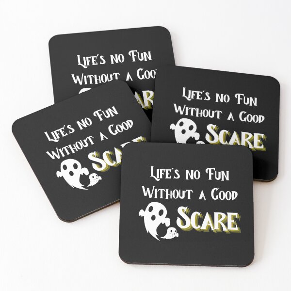 Item preview, No Fun Without a Good Scare | White Font designed and sold by ShopLizCreates.