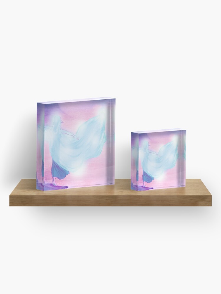 Alternate view of Light mantle Acrylic Block