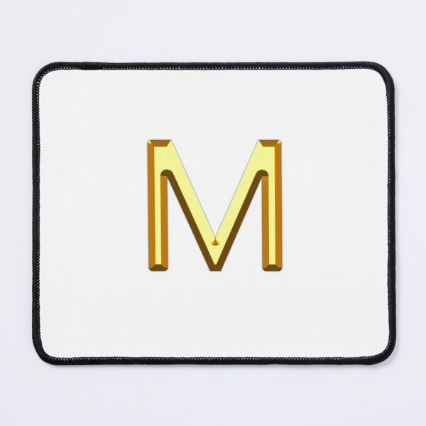 Item preview, Gold Alphabet M designed and sold by If-Art.