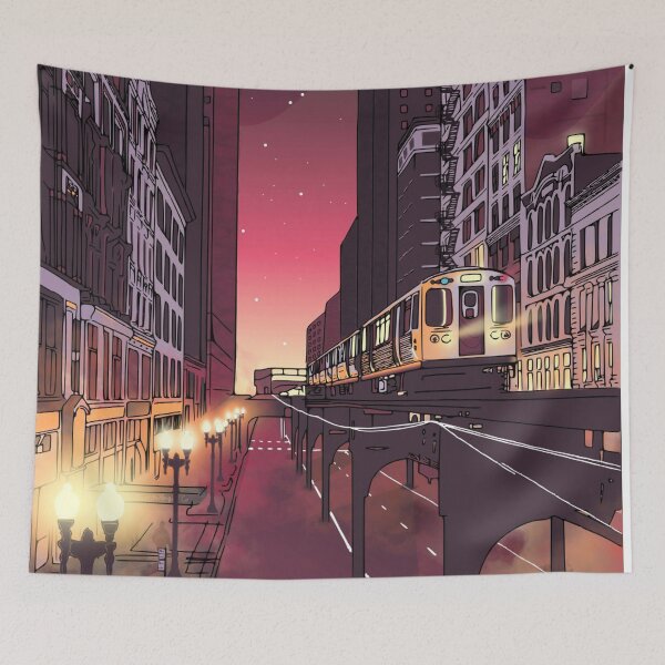 Item preview, Chicago el train designed and sold by Amanda Teel.