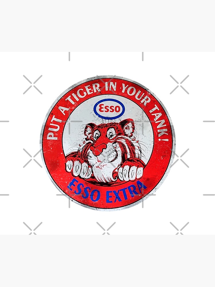 Esso Tiger vintage sign | Tapestry