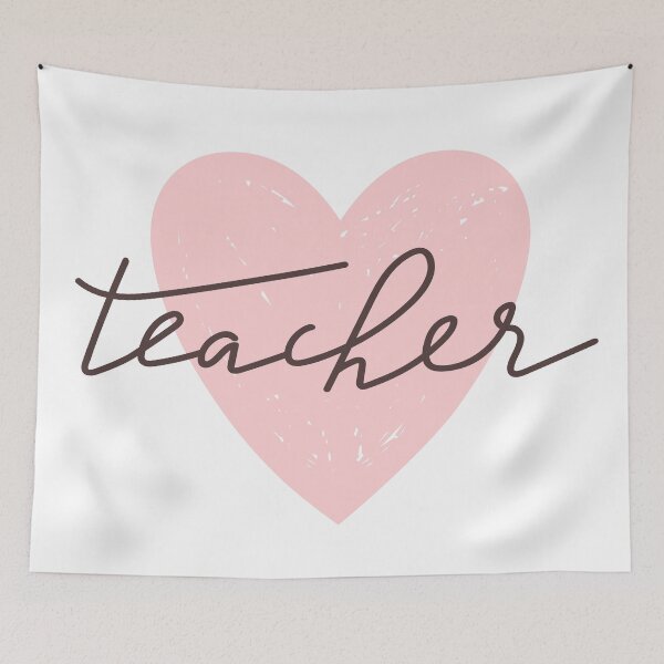 Item preview, Teacher typography print. Quote design with heart. designed and sold by CoCoArt-Ua.