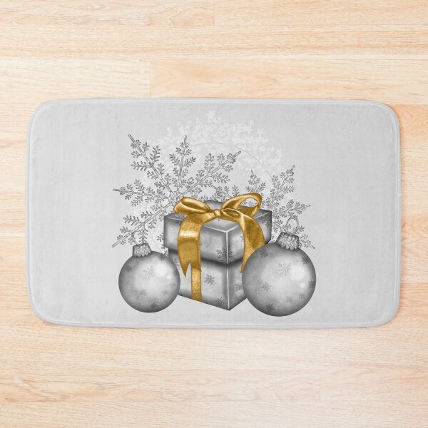 Item preview, Gift with Silver Christmas Balls designed and sold by DeneboArt.