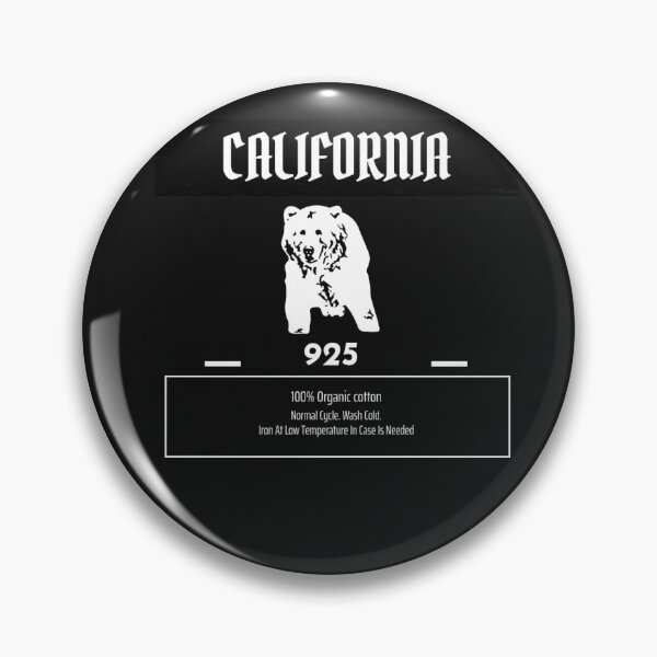 Item preview, 925 CALIFORNIA BEAR BLACK AND WHITE  designed and sold by BestCoolStuff.