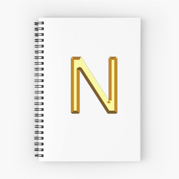 Item preview, Gold Alphabet N designed and sold by If-Art.