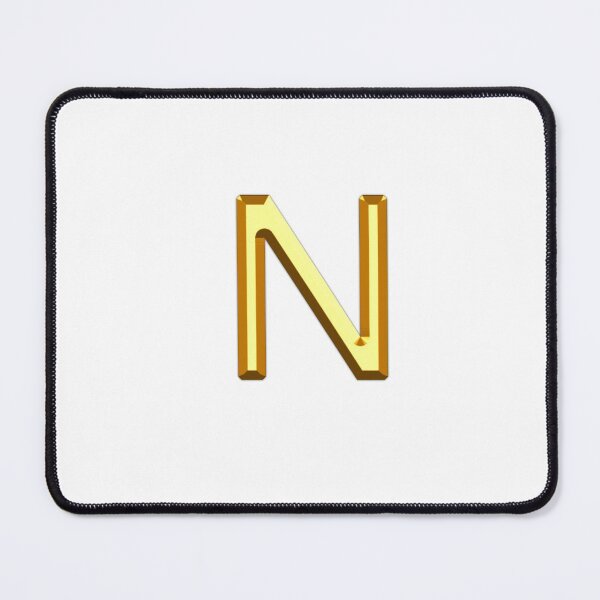 Item preview, Gold Alphabet N designed and sold by If-Art.